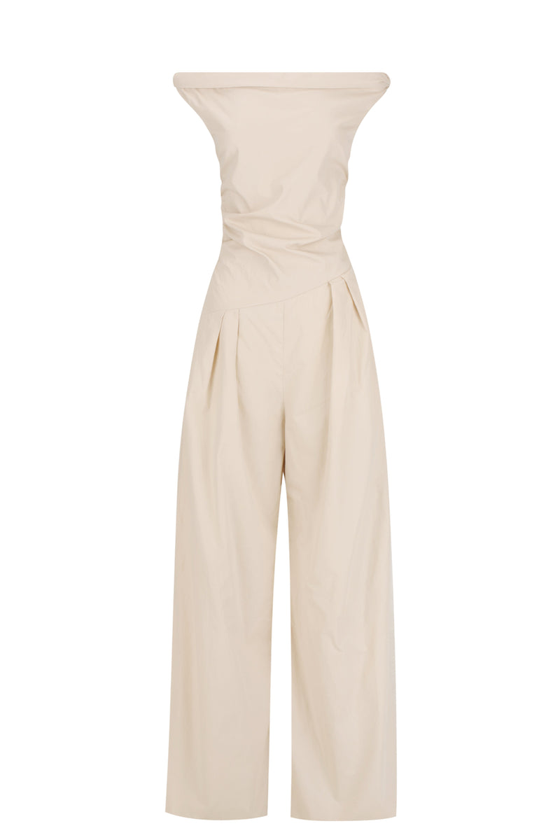 Rolled Shoulder Jumpsuit