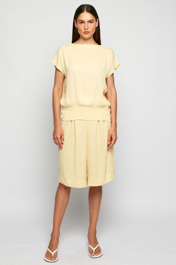 3/4 Open back Top | Relaxed Bermuda Short