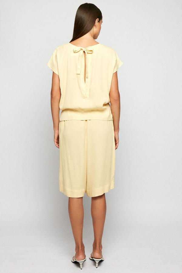 3/4 Open back Top | Relaxed Bermuda Short