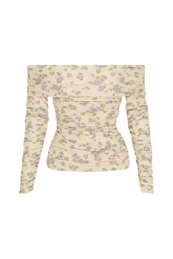 Off Shoulder Wrap Top