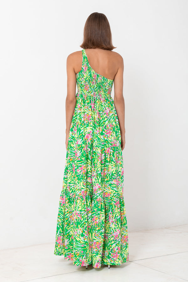 Centred One Shoulder Maxi