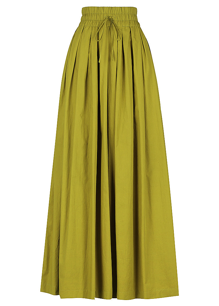 Drawstring Maxi Skirt